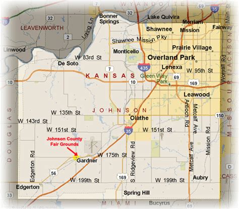 Map Of Johnson County Kansas