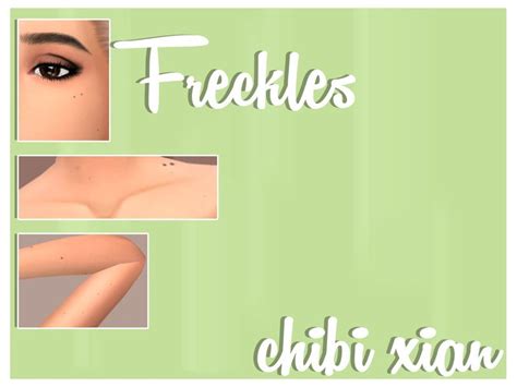 Simple Whole Body Freckles Found In Tsr Category Sims 4