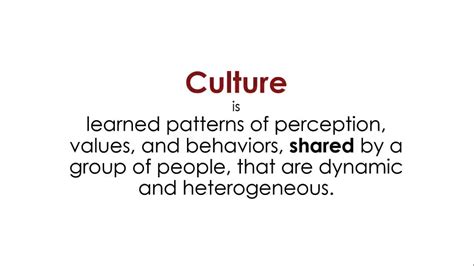 Definition Of Culture Youtube