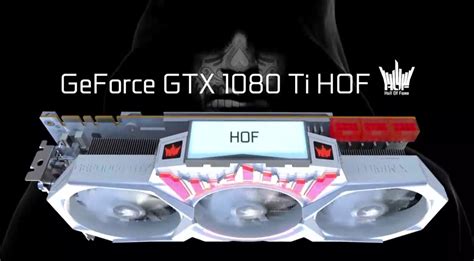 Galax La Nueva Geforce Gtx 1080 Ti Hof Con Panel Led