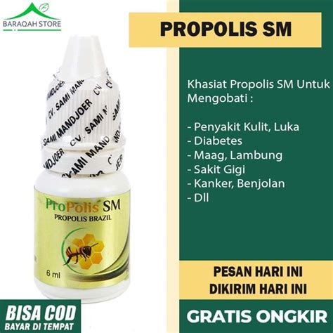 Jual Obat Infeksi Luka Bekas Tindik Obat Luka Sayat Propolis Sm