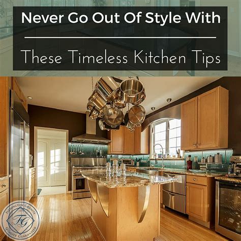 In the kitchen below, the movement of the granite's natural stone pattern, the geometry of the backsplash tile, and the sparkle of the mosaic tile statement wall contribute to the cozy vibe. Never Go Out Of Style With These Timeless Kitchen Tips ...