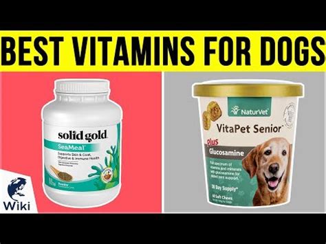 It is best to give the dog supplements that contain calcium ascorbate or sodium ascorbate instead of ascorbic acid when given with food 9. 10 Best Vitamins for Dogs 2019 - ASK DR. KOTB