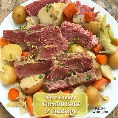 If you haven't tried this dinner idea you're. VIDEO) Slow Cooker/Instant Pot Corned Beef and Cabbage (Paleo, Whole30 | Recipe | Slow cooker ...