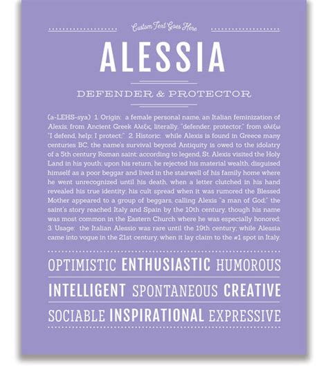Alessia Name Art Print