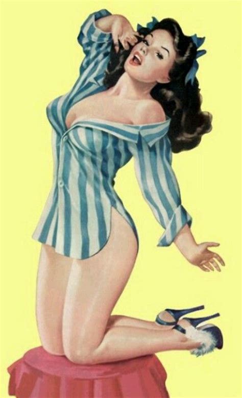 I Love The Old Pinup Girl Posters The Pinup Girls Were Curvy And Had Real Bodies Pinup