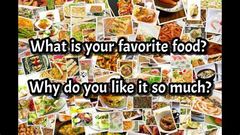 What Is Your Favorite Food Youtube