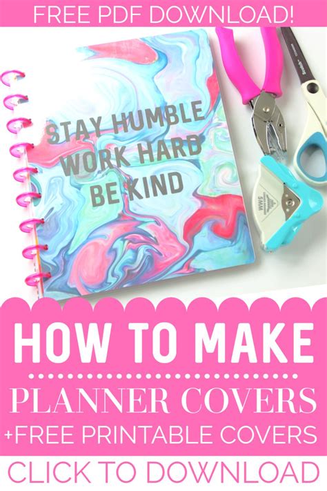 Want To Know How To Make Diy Happy Planner Covers Well Show You How