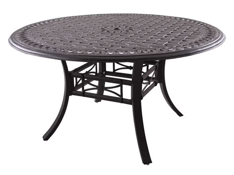 Classic Black Round Cast Aluminum Outdoor Patio Side Table Patio Furniture