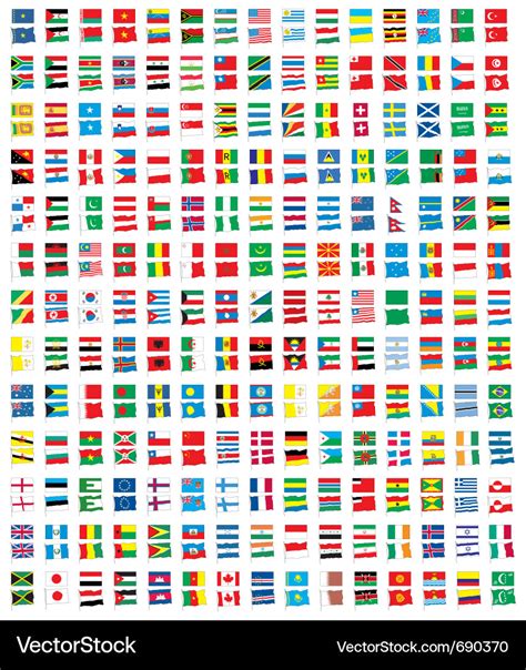 World Flags Vector