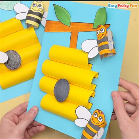 Beehive Paper Craft Easy Peasy And Fun