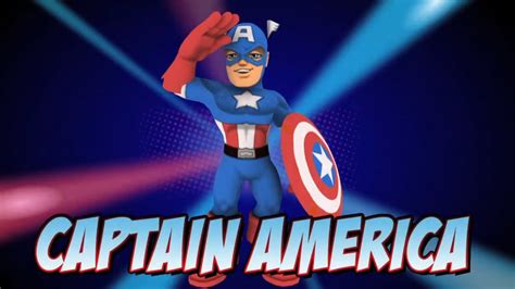 Super Hero Squad Online Captain America Vignette Youtube