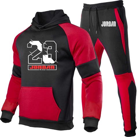 jordan 23 men tracksuit sets fashion 2 piece sets hoodies pants men s set sports suit