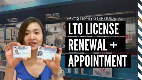 How To Renew Drivers License And Schedule Online Appointment Using Lto