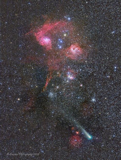 Comet Clusters And Nebulae Image Credit And Copyright Mohammad Nouroozi