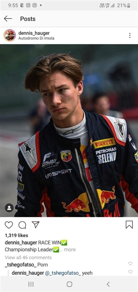 Dennis hauger (born 17 march 2003) is a norwegian racing driver, member of the red bull junior team and 2019 italian f4 champion. Formula One Celeb With Astonishing Race Credentials ...