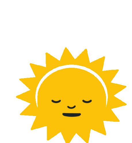 Sun With Face Sticker The Blobs Live On Sun Smiling Discover Share GIFs