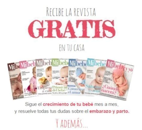 Gratis Un Ejemplar De La Revista Mi Beb Y Yo Regalos Y Muestras Gratis