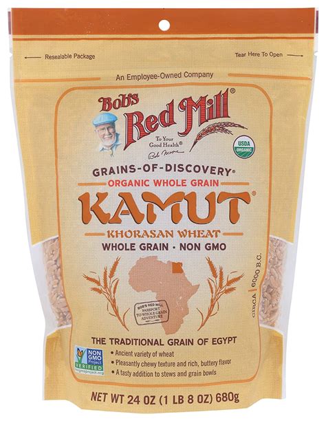 Buy Bobs Red Mill Organic Kamutr Khorasan Wheat Berries 24 Oz Online