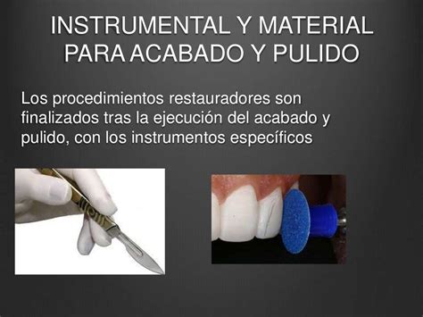 Operatoria Dental Instrumental Y Material Para Restauraciones