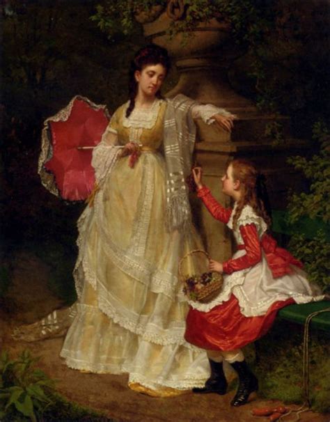 Mother And Daughter European Dress Victorian Women Art Through The Ages