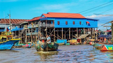 Floating Village Siem Reap On The Tonle Sap Lake