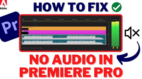 How To Fix No Audio In Premiere Pro No Sound In Premiere Pro