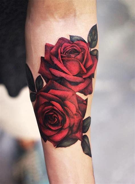 Maybe you would like to learn more about one of these? sleeve tattoos colorful #Sleevetattoos | Rose tattoos for men, Realistic rose tattoo, Rose ...