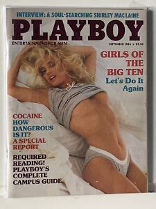 September Vintage Playboy Magazine Kimberly Evenson Shirley Maclaine Ebay