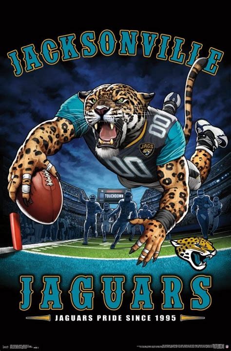 Jacksonville Jaguars Jaguars Pride Since 1995 Nfl Theme Art Poster