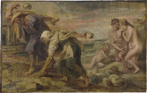 Ancient Greek Flood Myth Of Deucalion And Pyrrha
