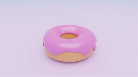 Donut From Blender Guru Blender Tutorial Part 1 Free Vr Ar Low Poly