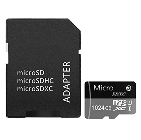 1tb Micro Sd Card High Speed Class 10 Sdxc With Sd Adapter For Android