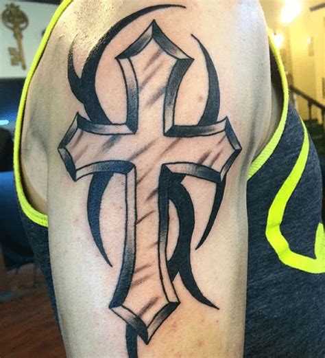 15 Cool Cross Tattoo Ideas For Men To Show Allegiance To God — Inkmatch