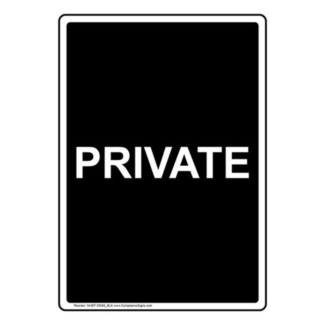 Vertical Sign Policies Regulations Private