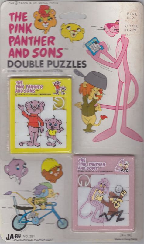 Ja Ru Pink Panther And Sons Slide Puzzles The Pink Panther Wiki