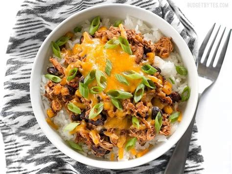Slow Cooker Taco Chicken Bowls Budget Bytes