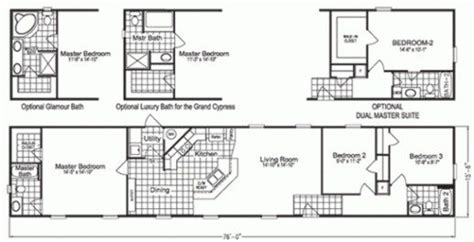 4 bed 2 bath 1330 sq ft 18x80. Cool 18 X 80 Mobile Home Floor Plans - New Home Plans Design