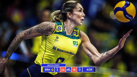 Thaisa Menezes Dominated Against Korea In Volleyball Nations League