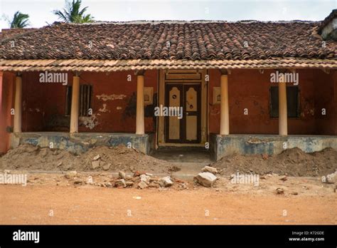 A Traditional Tamil Nadu Style House In Tharangambadi Which Was An Old