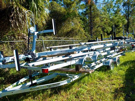 B And G Trailers Has A Wide Selection Pontoon Trailers In Stock