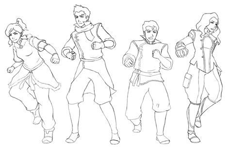 The Legend Of Korra Coloring Pages From Gabriel Free Printables
