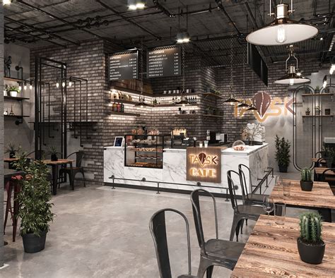 Industrial Restaurant Task Cafe On Behance