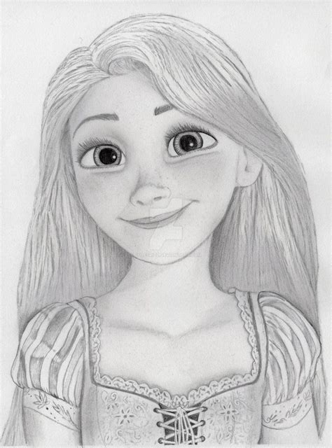 Rapunzel From Tangled Princess Drawings Disney Princess Drawings