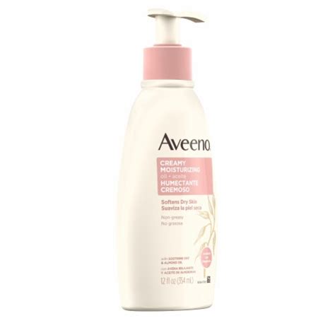 Aveeno Non Greasy Creamy Moisturizing Body Oil For Dry Skin 12 Fl Oz