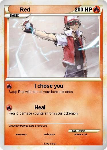 Sign in or sign up to manage your redicard+® credit card account online. Pokémon Red 3434 3434 - I chose you - My Pokemon Card