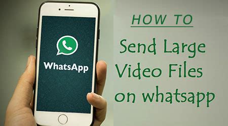 It does the same when you send it on any whatsapp. Break WhatsApp Video Size Limit 2018 for Sending Large Videos