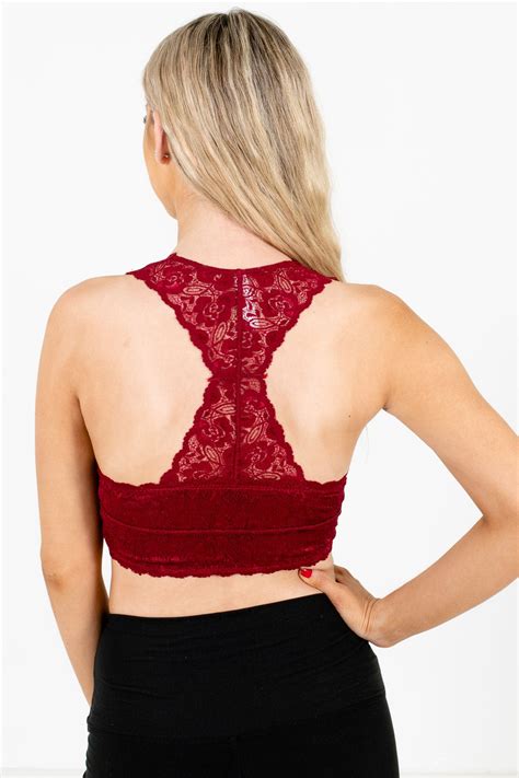 Lover Red Lace Bralette Boutique Bralettes For Women