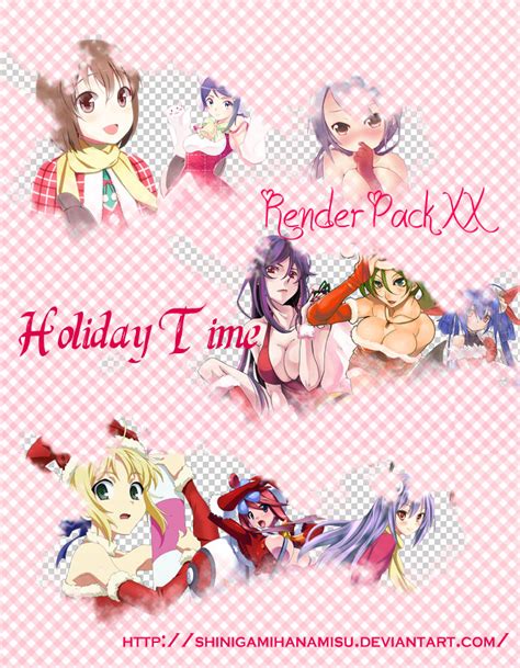 Render Pack Xx Holiday Time By Shinigamihanamisu On Deviantart