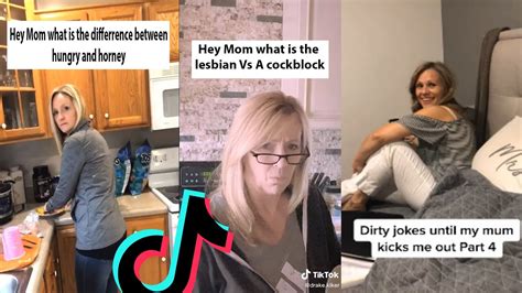 Dirty Jokes With My Mom TikTok Part 4 YouTube